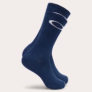 Ellipse Crew Sock - Abyss/White
