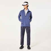Skull Bulge H/Z Pullover Fleece - Blue Tar