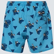 Toucan Tropics 16 Beach Short - Toucan Blue Aviator