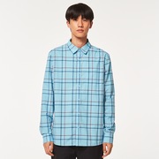 Pacific Button Down LS - Aviator Blue Check