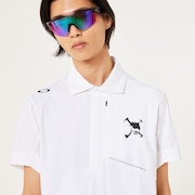 Skull Sleek Stripe Shirt 2.0 - White