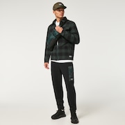Alpine Plaid Reversible Jacket - Hunter Green