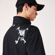 Oakley Skull S/S Airy Wind Jacket in Pitch Black | Oakley® JP