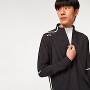 Skull Synchronism Ls Mock Shirt - Blackout