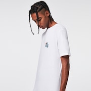 Space Polygon Tee - White