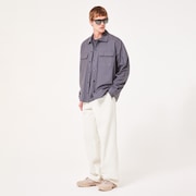 Canvas Snap Jacket - Uniform Gray