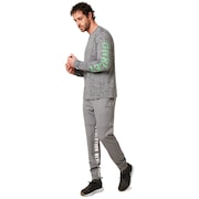 3 Rd-G O Fit Long Sleeve Tee 2.7 - Dark Gray Heather