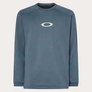 Enhance Light Grid L/S Crew 5.7 - Dark Slate