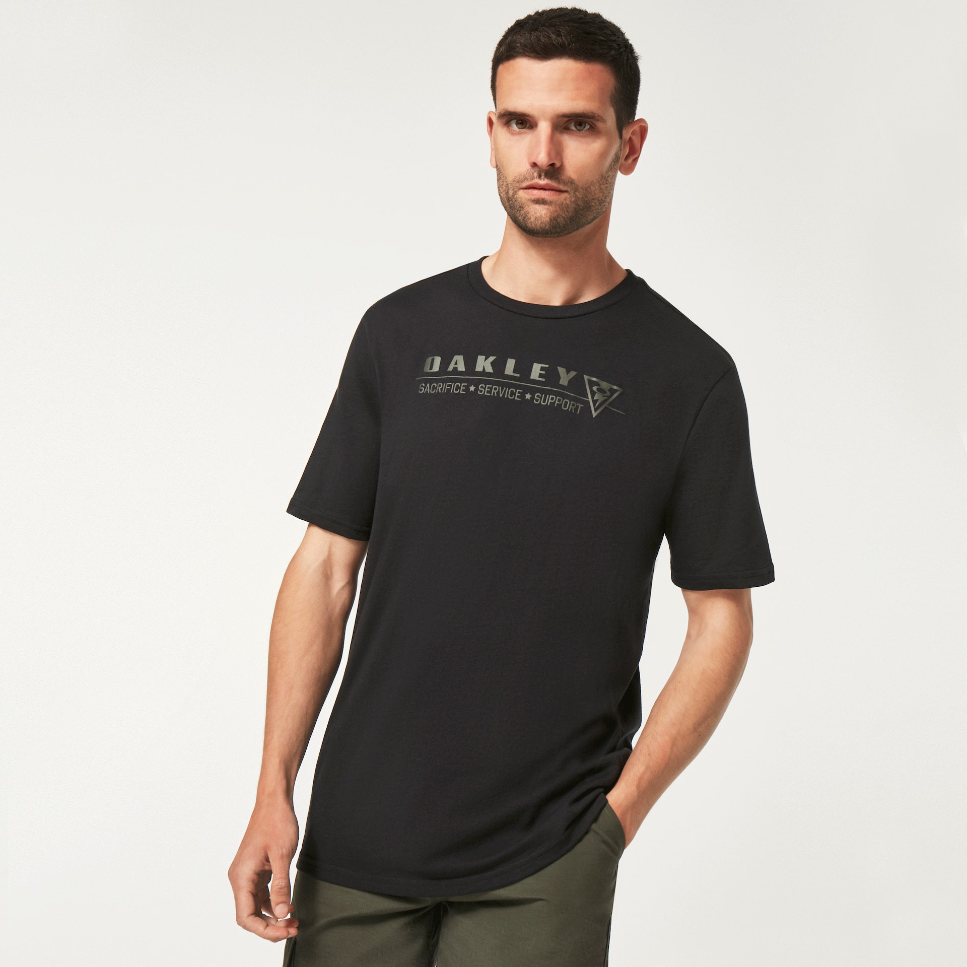Oakley Men's Si Pillars Tee - Blackout Size: S