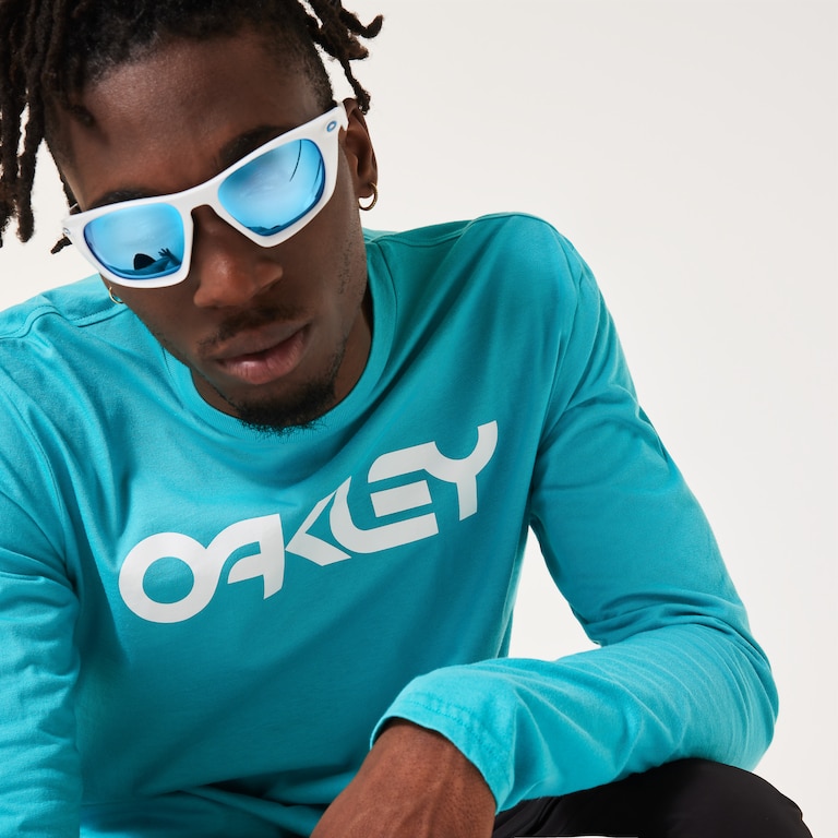 Mark II L/S Tee 2.0 - Swimming Pool Blue
