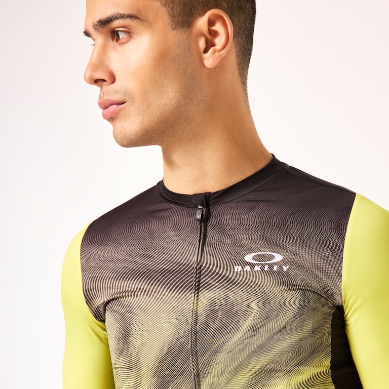 Endurance Dazzle Camo Jersey - Gradient Swirl Black/Yellow