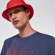 Sunset Fade Tee - Smoke Poppy Red