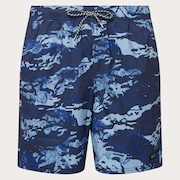 Camo H2O Rc 18" Beachshort - Tiger Mountain Camo Blue