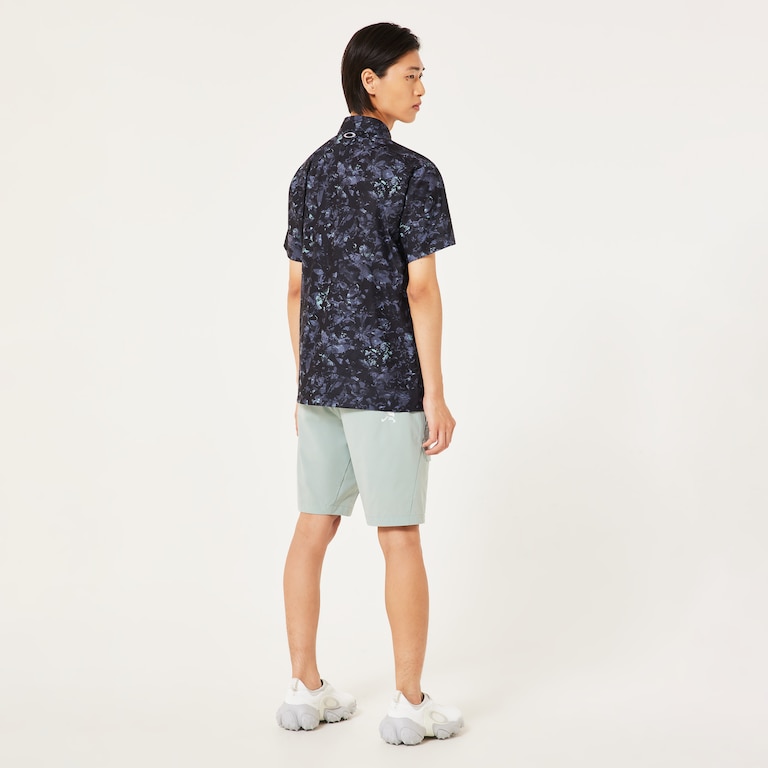 Skull Aerate Flap Shorts - Island Green