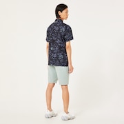 Skull Aerate Flap Shorts - Island Green