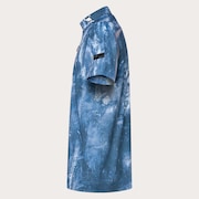 Skull Bold Omble Mock - Blue Storm Print