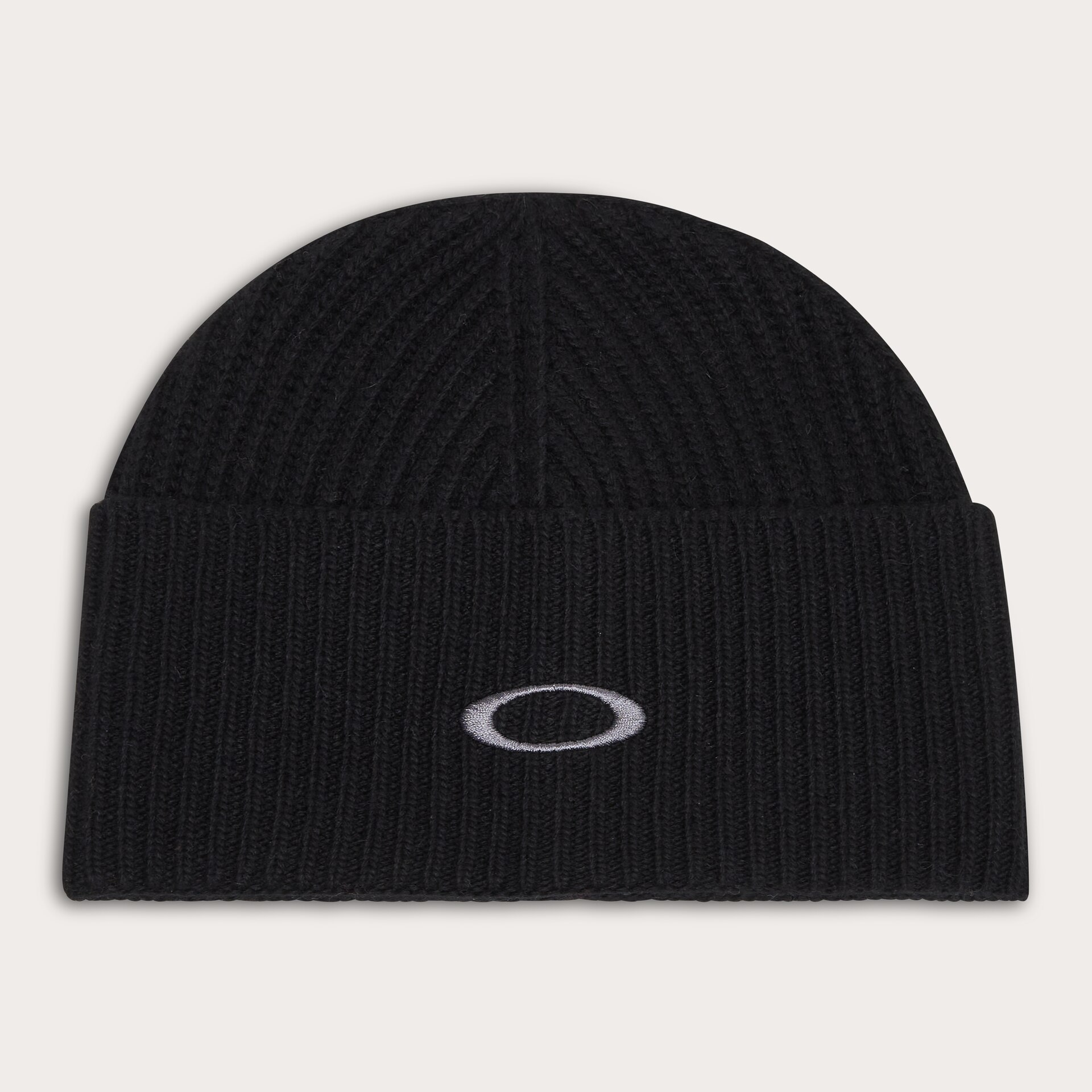 Oakley Ellipse Ribbed Beanie in Blackout | Oakley® US