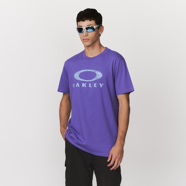 Camiseta Oakley Ellipse Fingerprint - Fluorite Purple