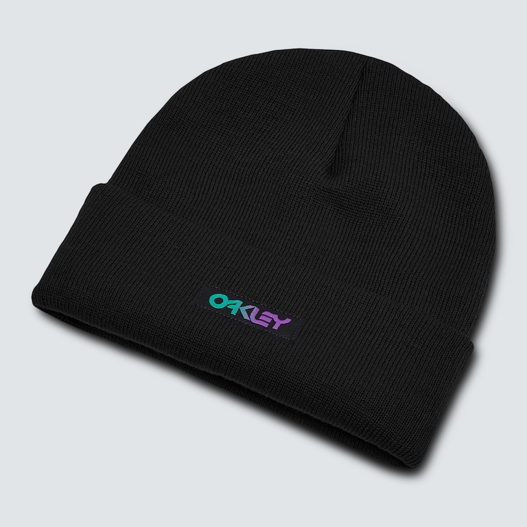 B1B Gradient Patch Beanie - Blackout