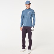 Skull Synchronism Ls Mock Shirt 2.0 - Dark Aqua