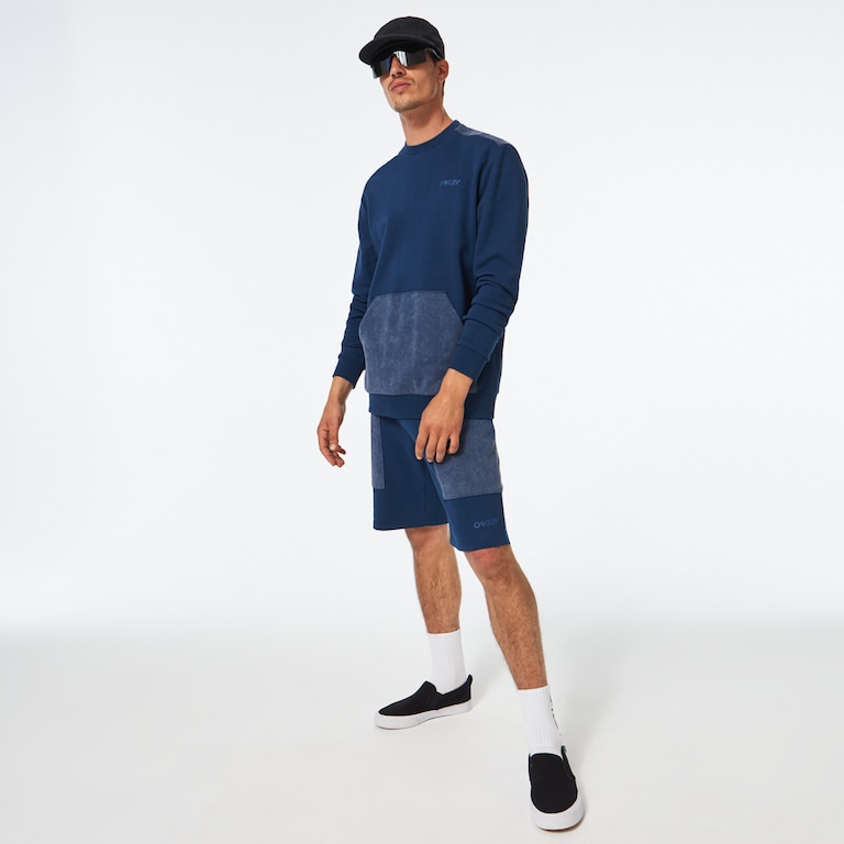 Soft Dye Crew Sweatshirt - Poseidon
