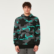 Factory Pilot Rc Hoodie - B1B Camo Black/Mint/Gray