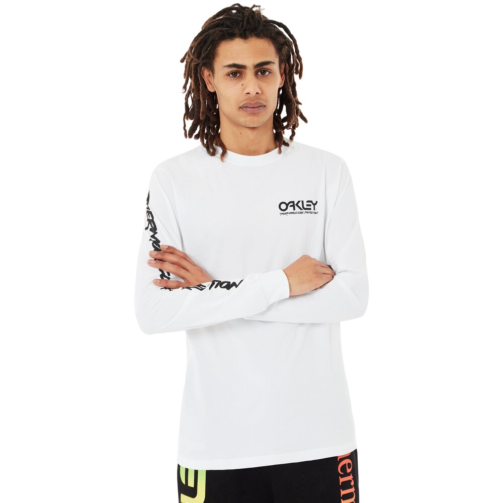 Oakley Tnp Long Sleeve T-Shirt - Insect in White | Oakley® PL