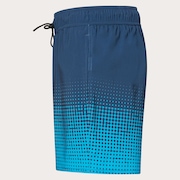 Sand Pixel Rc 16" Beachshort - Gradient Monogram Abyss/Blue