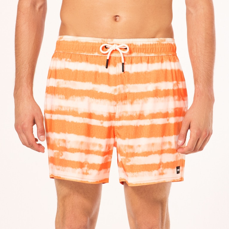 Blur Stripes Rc 16" Beachshort - Blurred Stripe Orange