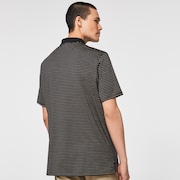 Oakley Jacquard Stripe Polo - Blackout