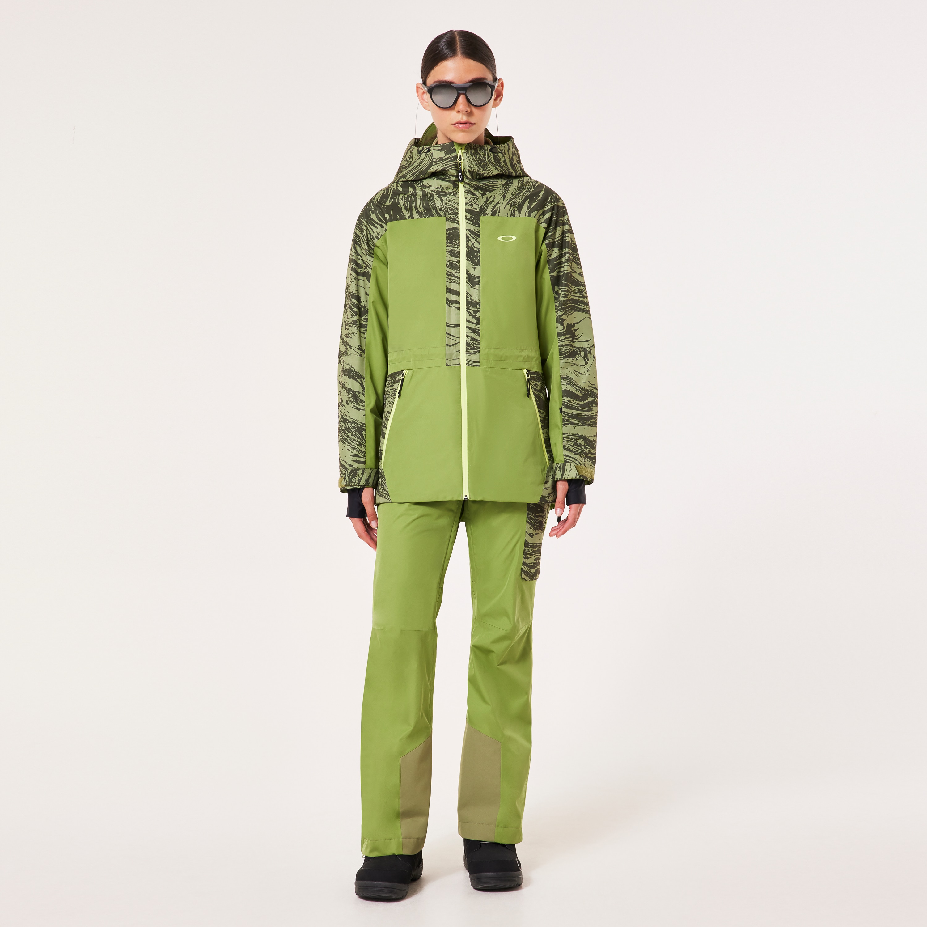 Oakley Women's Green Tc Juno Reduct Shell Jacket 2.0 - Color: : Medium