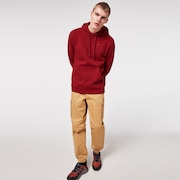 Relax Pullover Hoodie - Iron Red