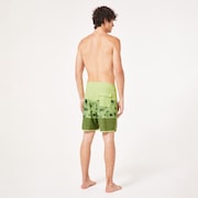Session Rc 19" Boardshort - 3D Flower Light Green