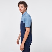 Blocked Gravity Polo - Universal Blue