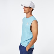 Palms B1B Tank - Bright Blue Heather