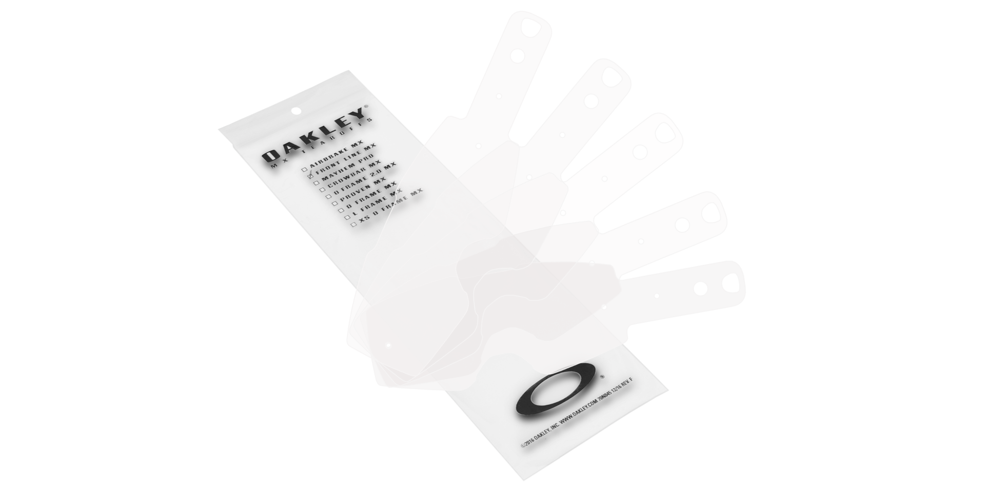 Oakley Men's Front Line™ Mx Tear-offs Pack - Clear Size: / /