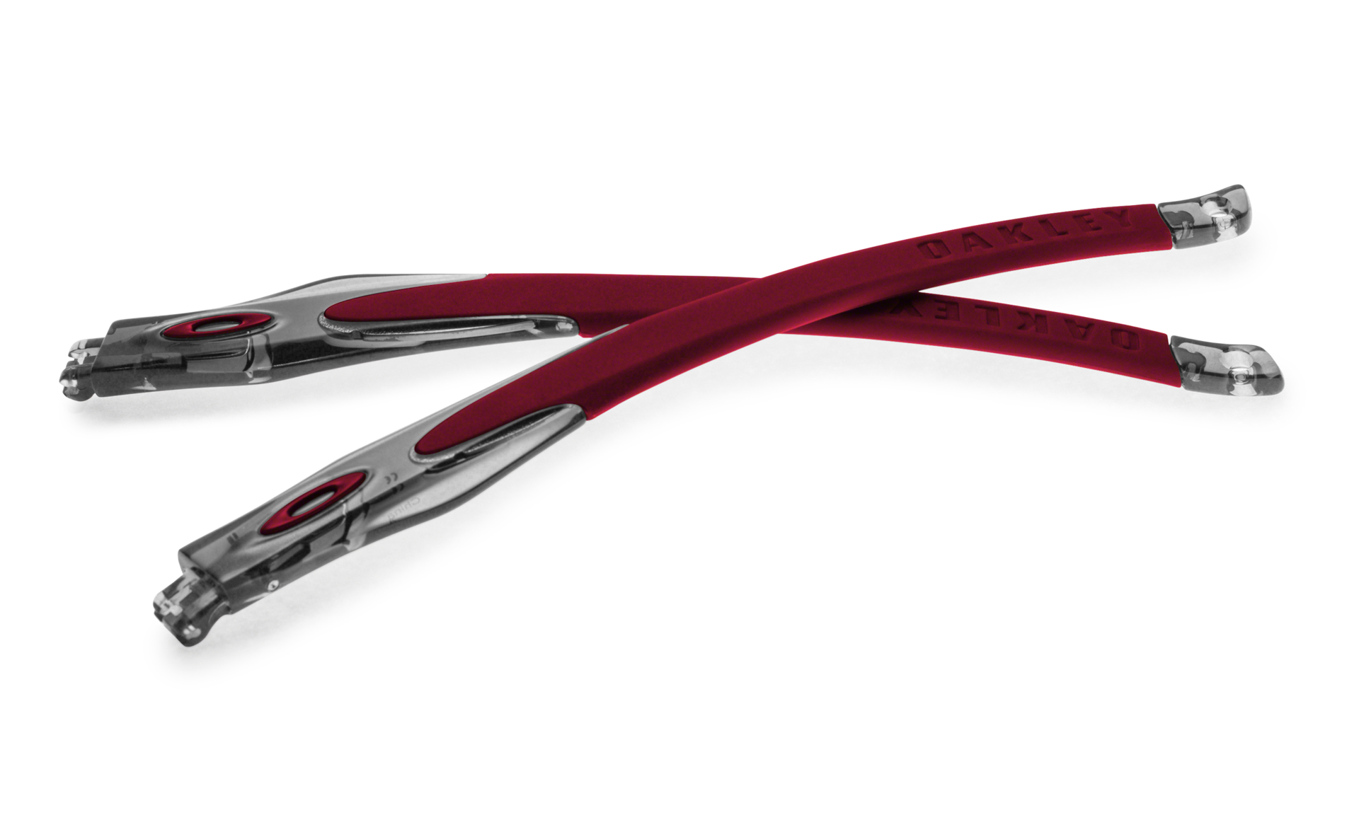 Oakley Crosslink® Accessory Temples in Grey Smoke/Cardinal Red