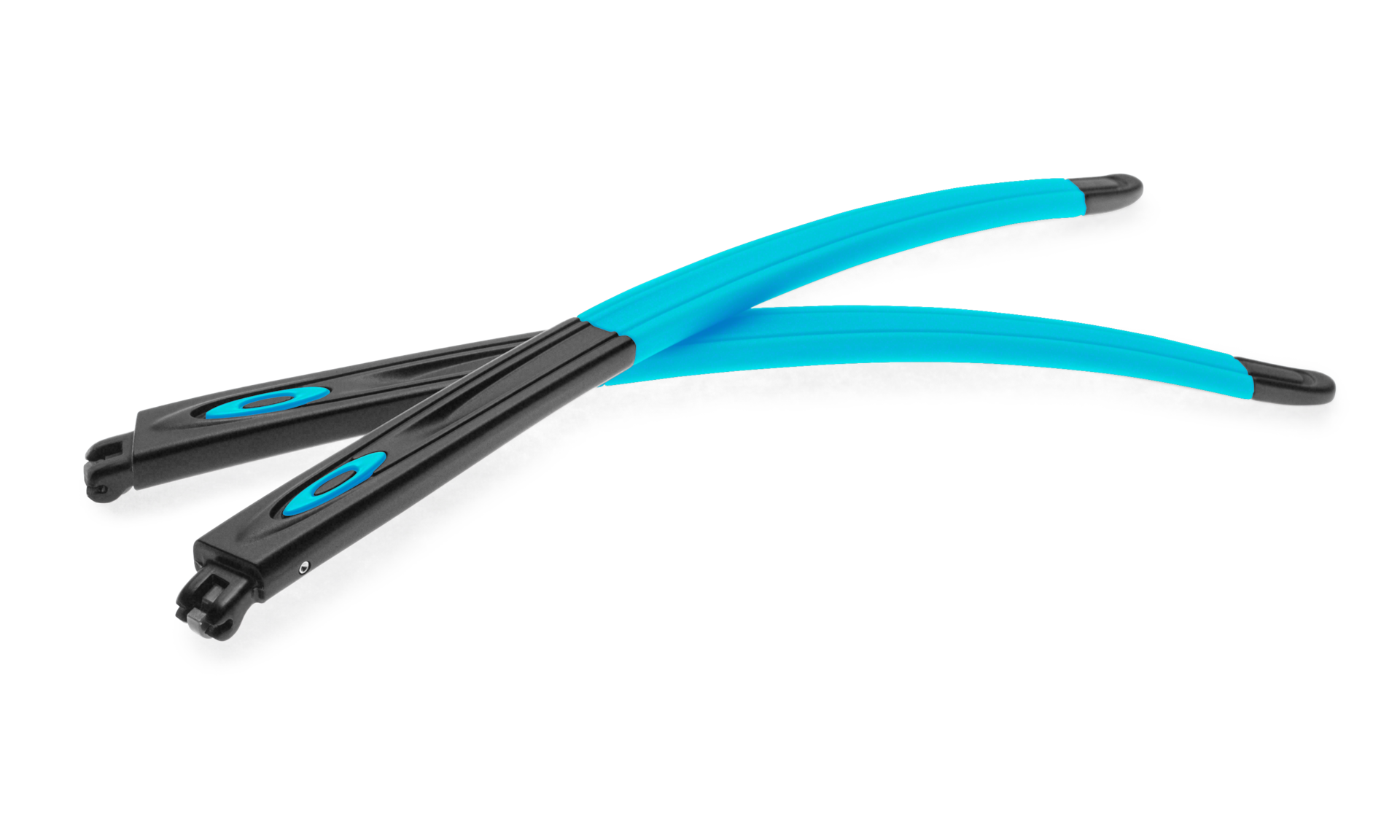 Oakley Crosslink® Pitch® Accessory Temples in Satin Black/Sky Blue
