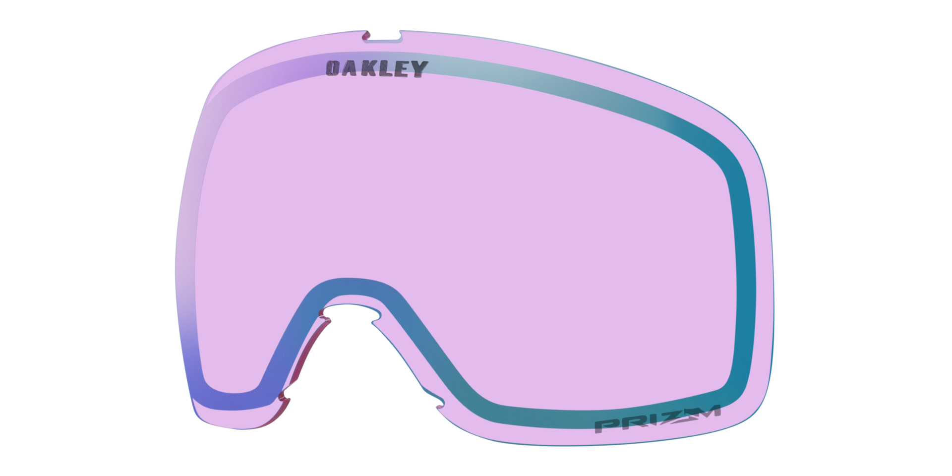 Oakley Unisex Flight Tracker XL Replacement Lens, Prizm Snow Iced Iridium