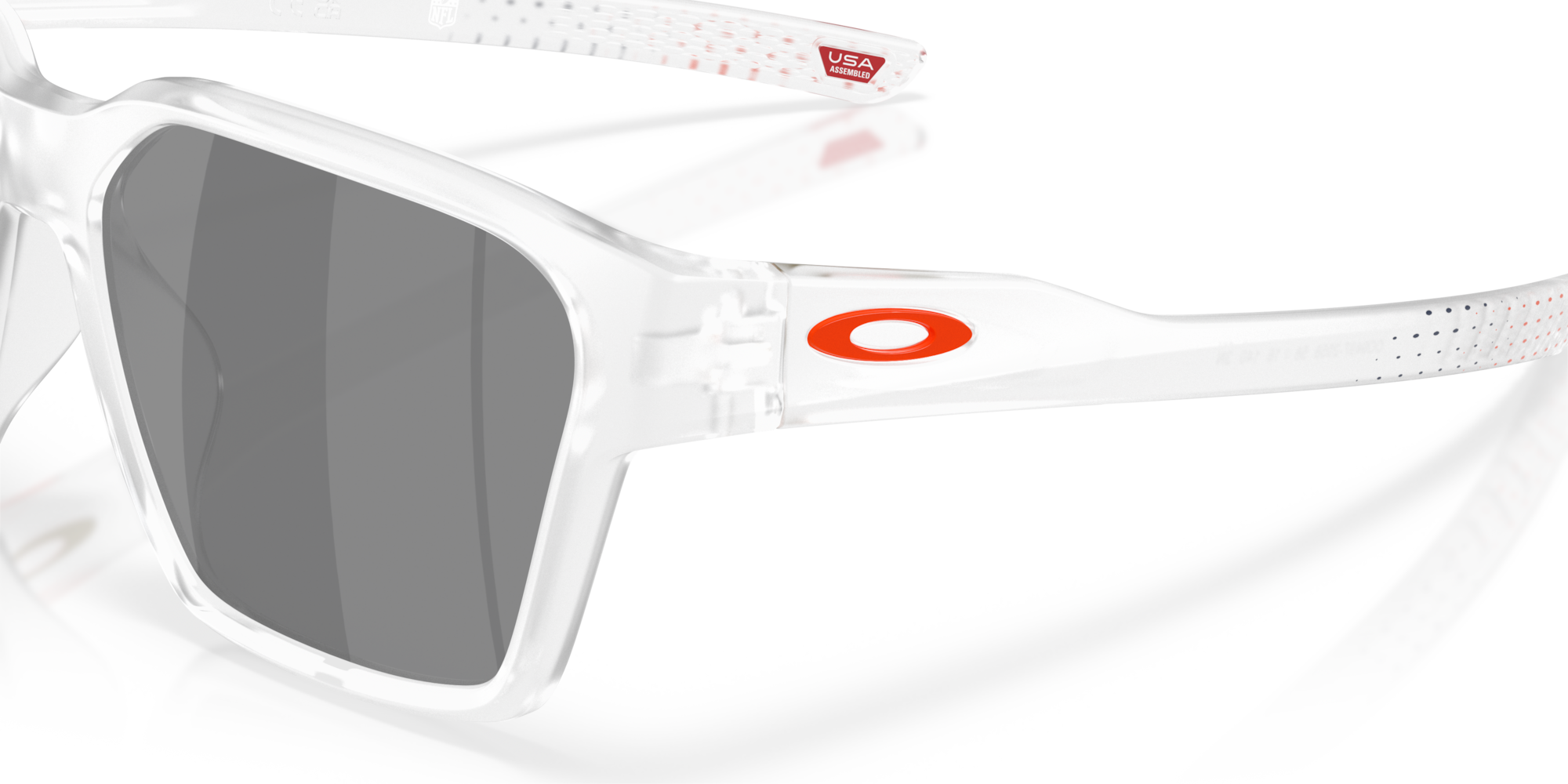 Oakley Denver Broncos Briza Sunglasses with Matte Clear Frame and