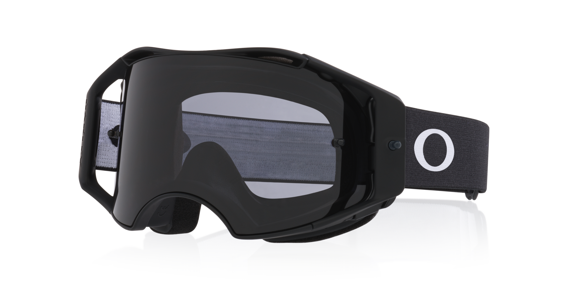 Oakley Airbrake® Lite MX Goggles with Matte Black Strap and Dark
