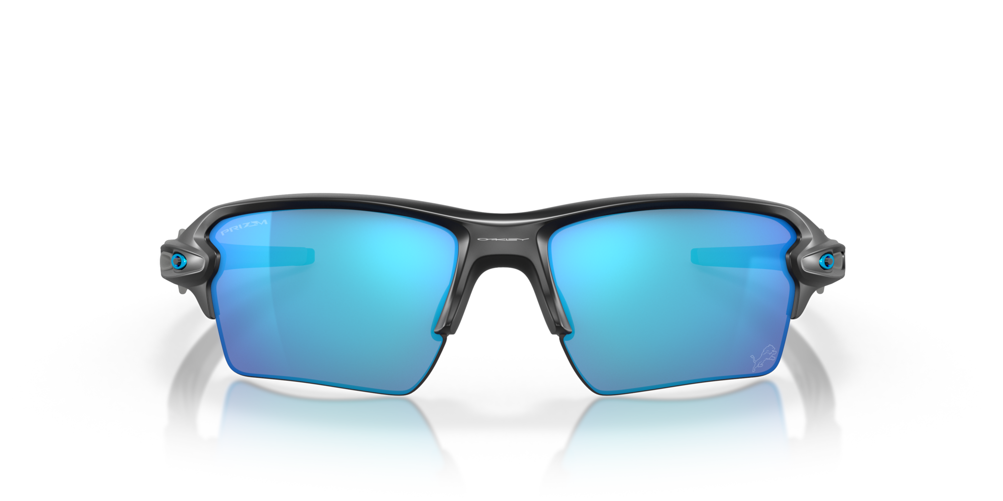 Oakley Detroit Lions Flak® 2.0 XL Sunglasses with Matte Black