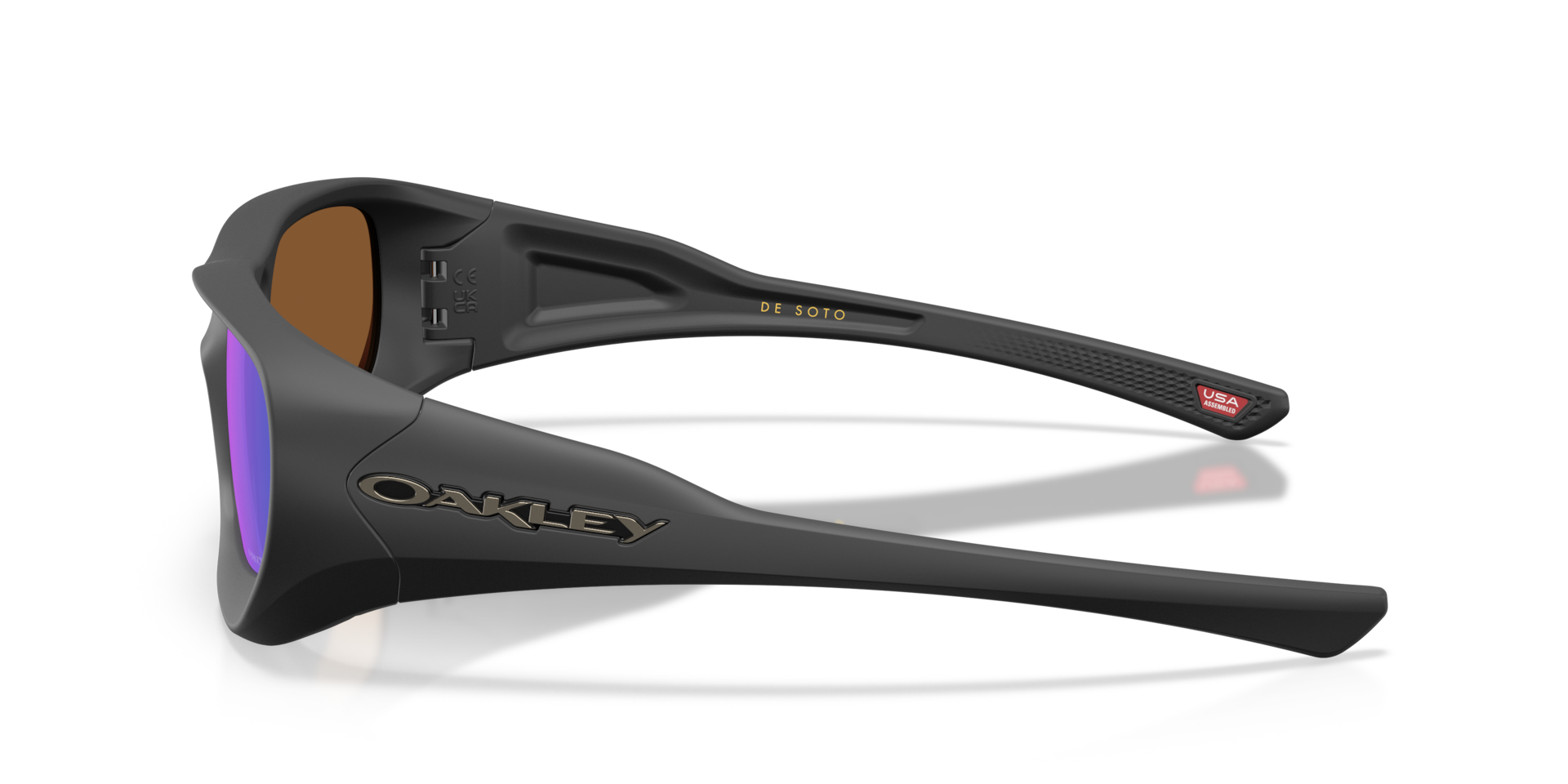 Oakley De Soto Sunglasses with Polished Black Frame and Prizm