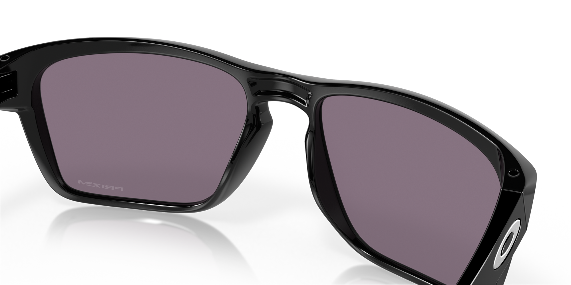 Oakley Sylas Sunglasses with Polished Black Frame and Prizm Grey