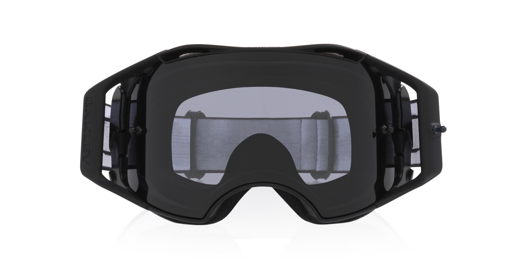 Oakley Airbrake® Lite MX Goggles with Matte Black Strap and Dark