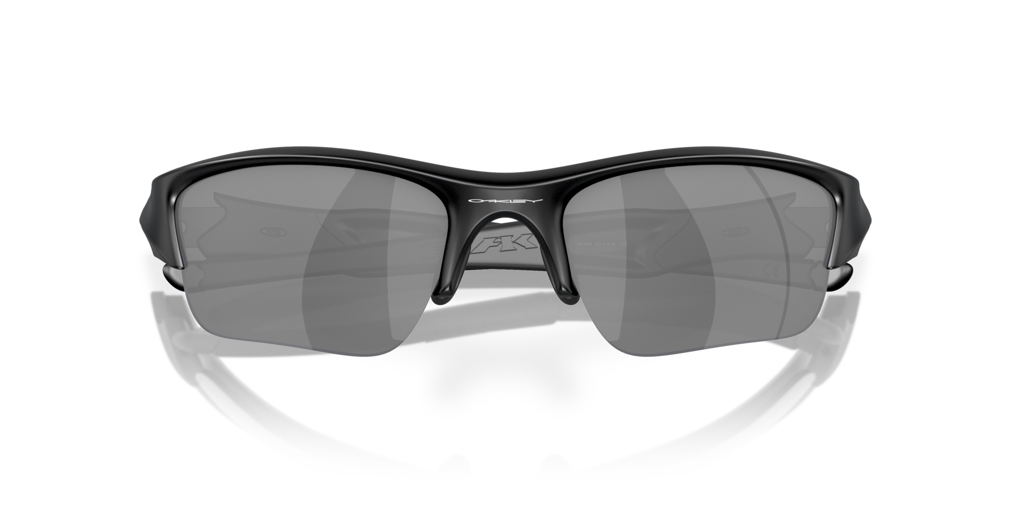 Oakley Flak Jacket® XLJ Sunglasses with Matte Black Frame and