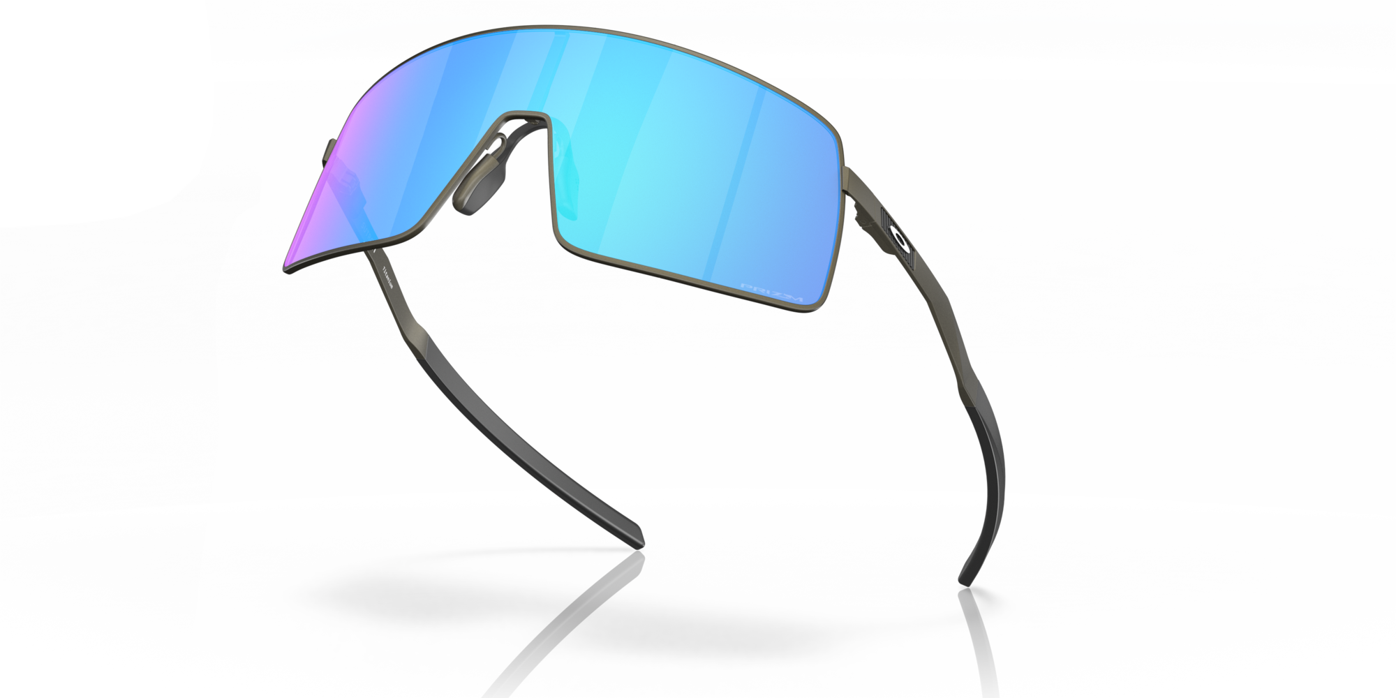 Oakley Sutro TI Sunglasses with Satin Lead Frame and Prizm