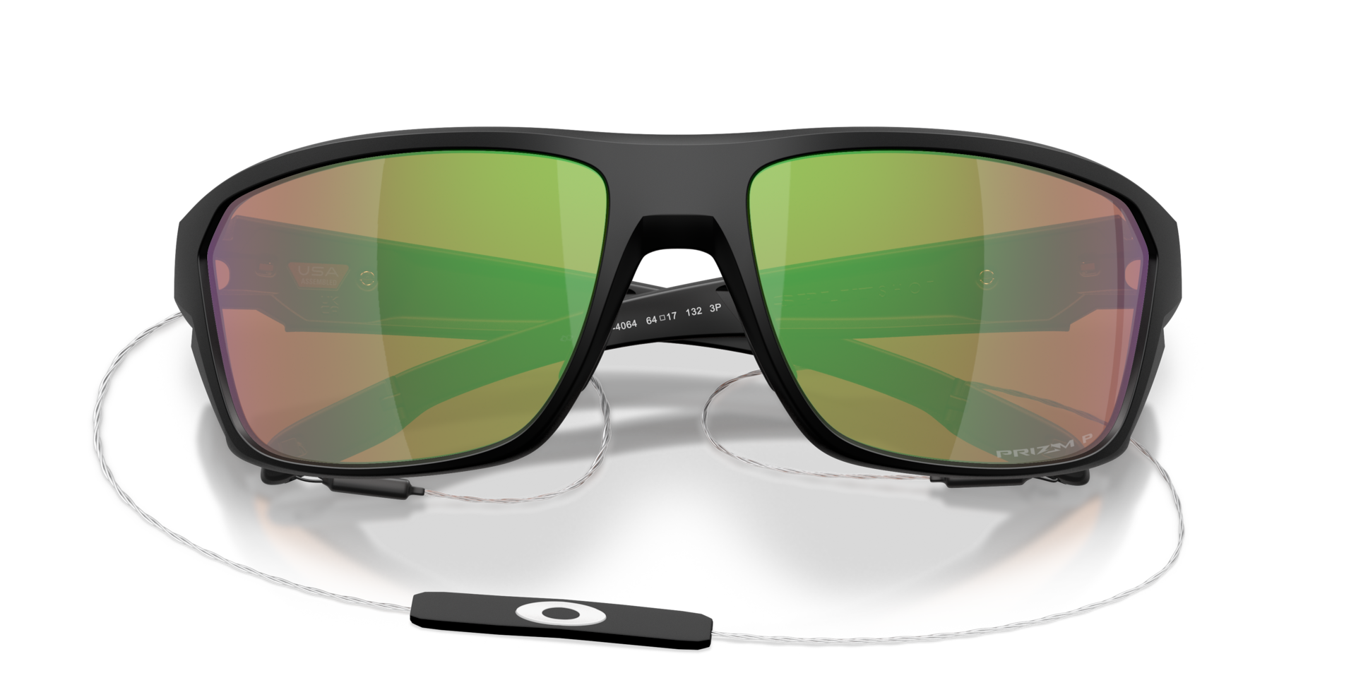 Oakley Split Shot Sunglasses with Matte Carbon Frame and Prizm