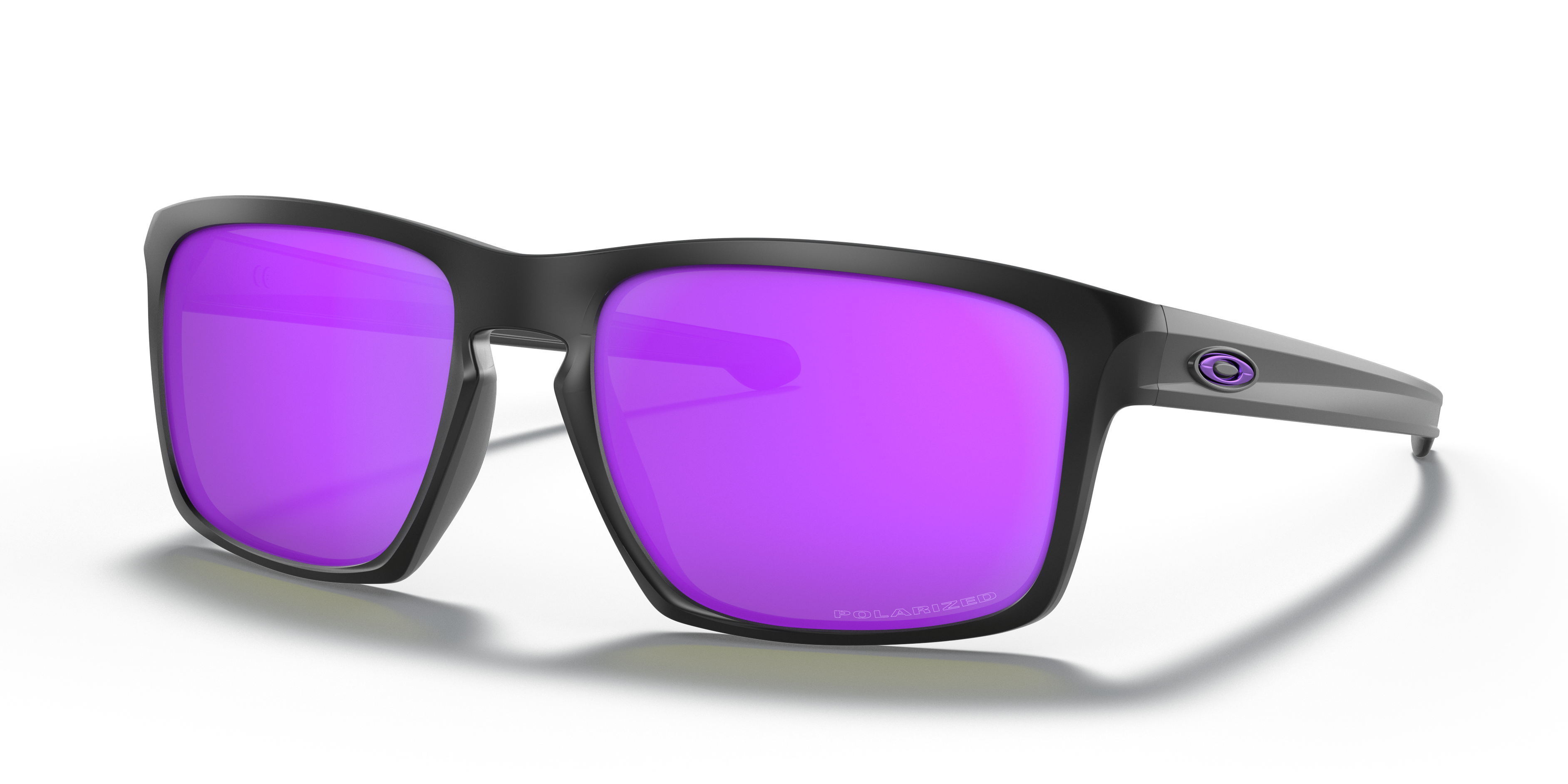 OAKLEY オークリー SLIVER 折りたたみ　サングラス　バイオレット オークリー Sliver™サングラス Matte BlackフレームとViolet Iridium