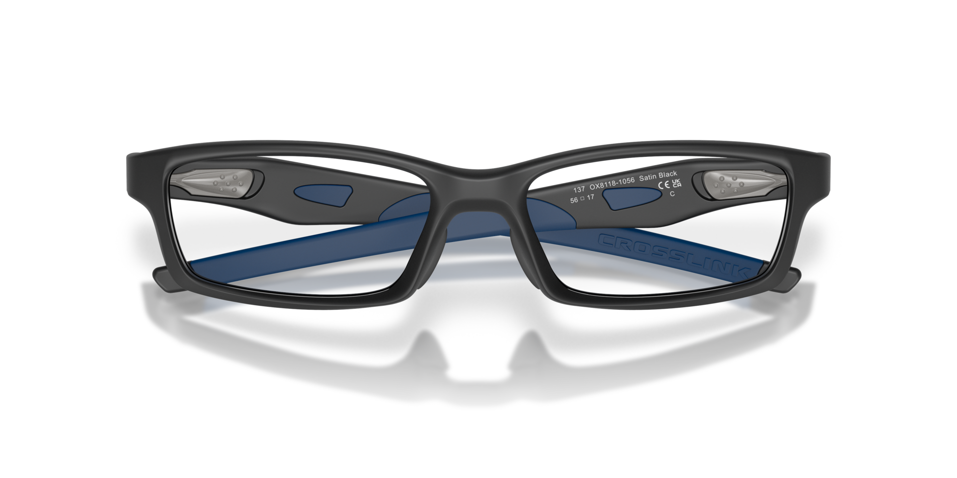 Oakley Crosslink® (Low Bridge Fit) Eyeglasses with Polished Grey